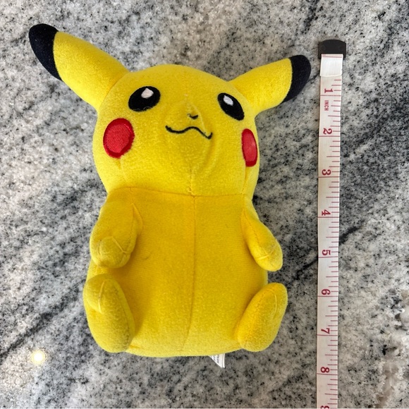 Pokemon Pikachu Plush 7” Toy Factory Stuffed Animal Small Plushie Yellow - Picture 4 of 4